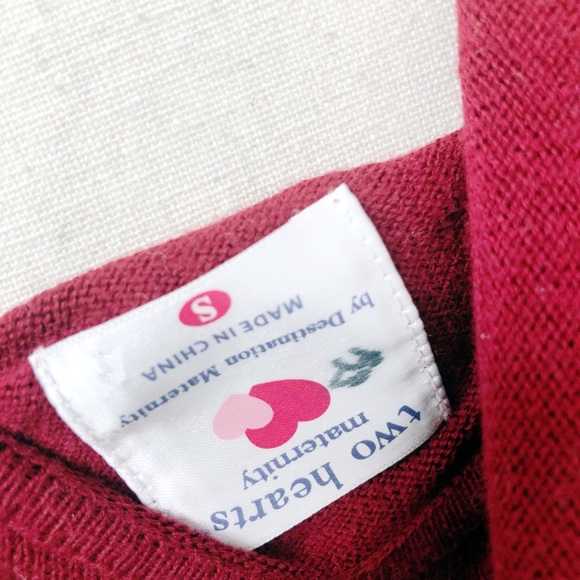 🤰🏻 Two Hearts ♥️❤️ Maternity sweater - Picture 2 of 2